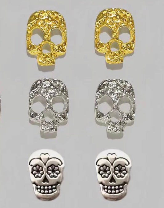 Calaveras 6 piezas