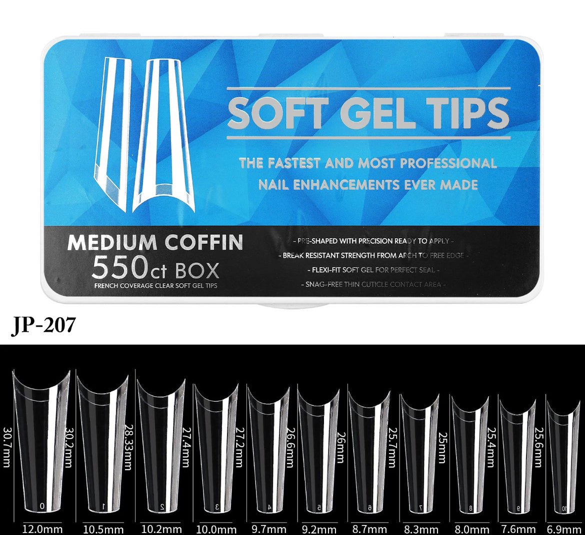Soft Gel Tips 550pcs