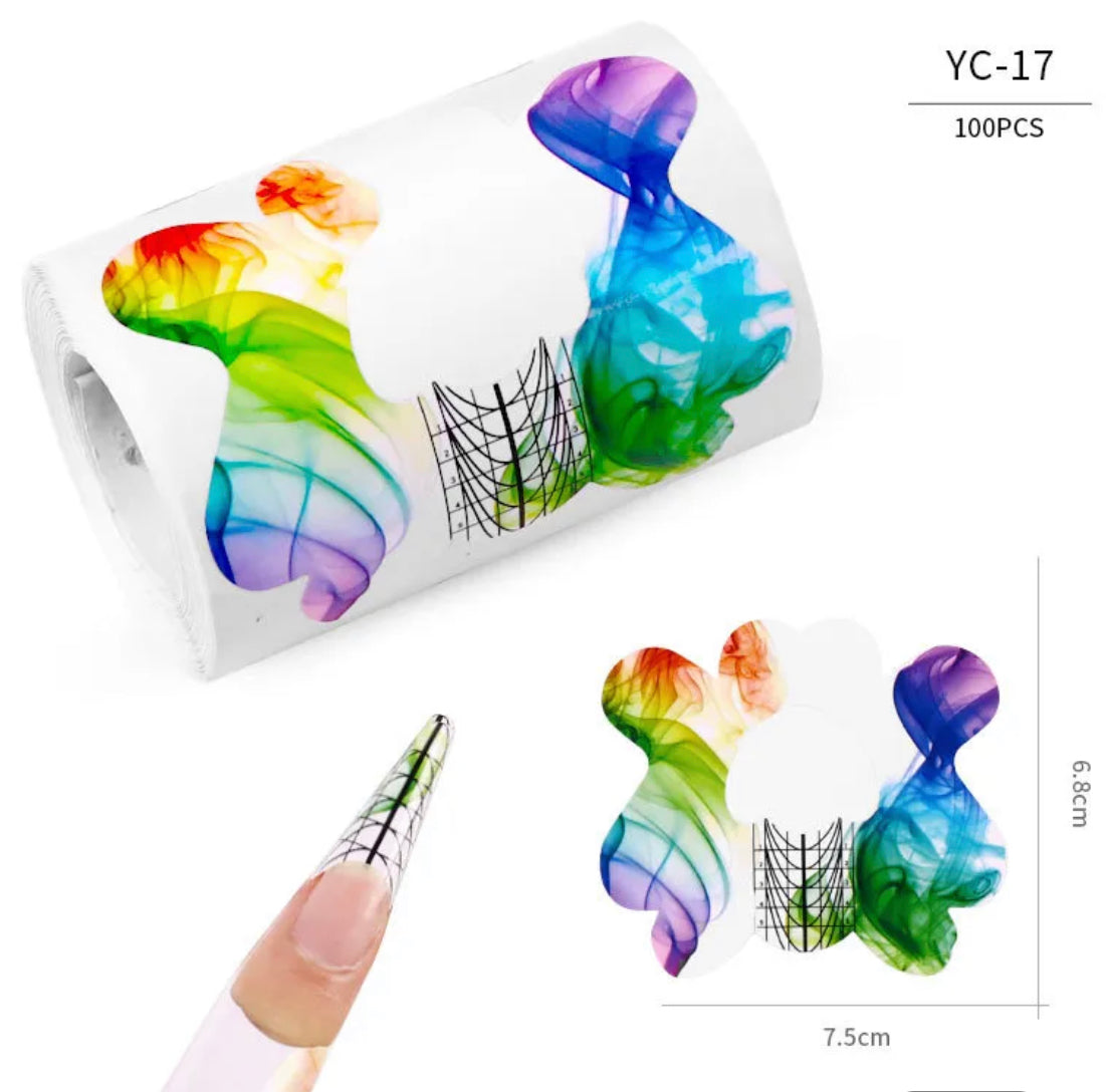 Nail Forms 100pcs BACK IN STOCK BY JUNE 21 - Kreativ Nail Supply