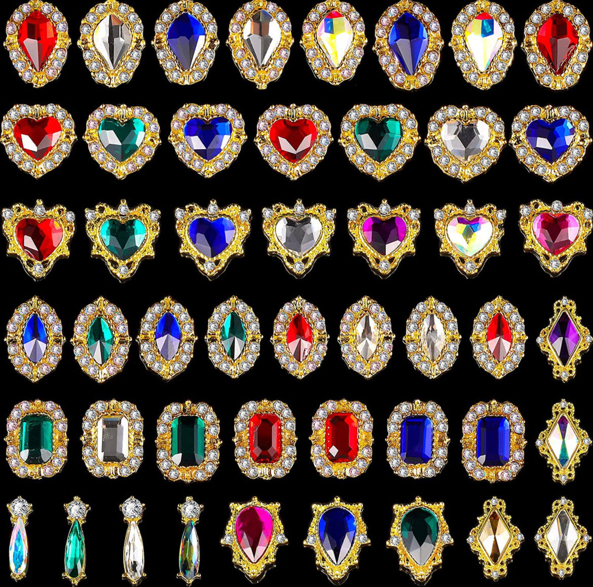 Trimmed Crystals 2pcs