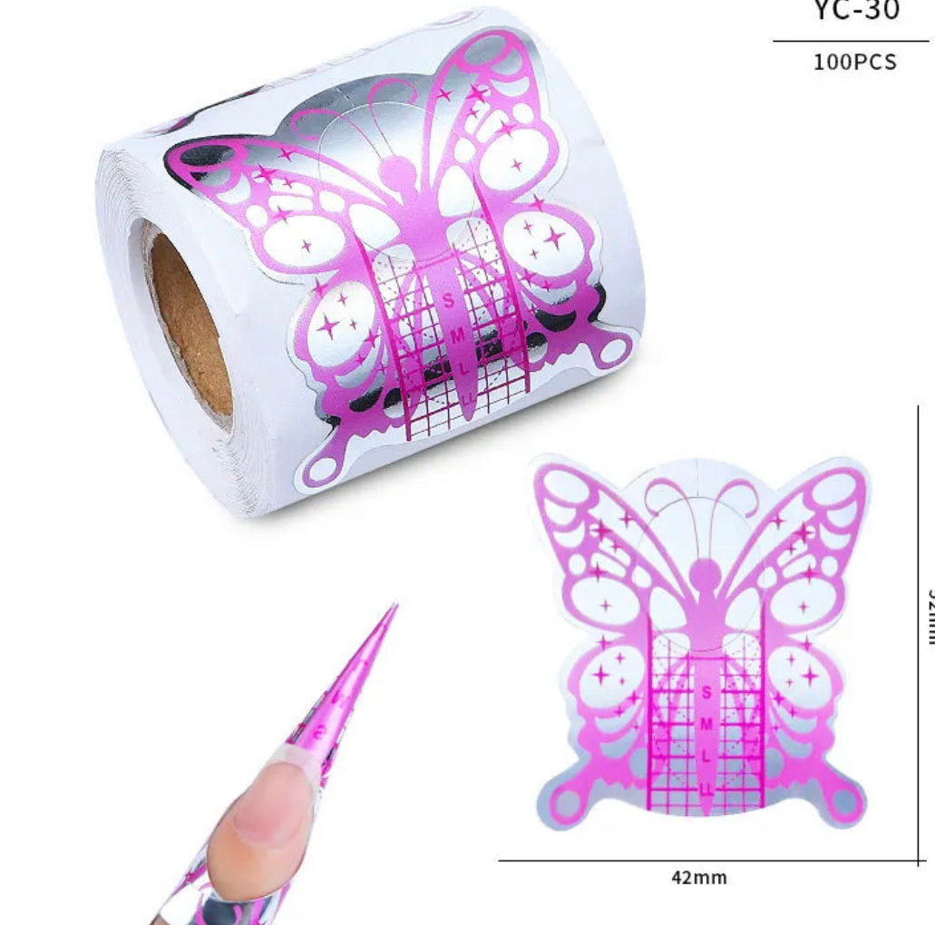 Nail Forms 100pcs BACK IN STOCK BY JUNE 21 - Kreativ Nail Supply