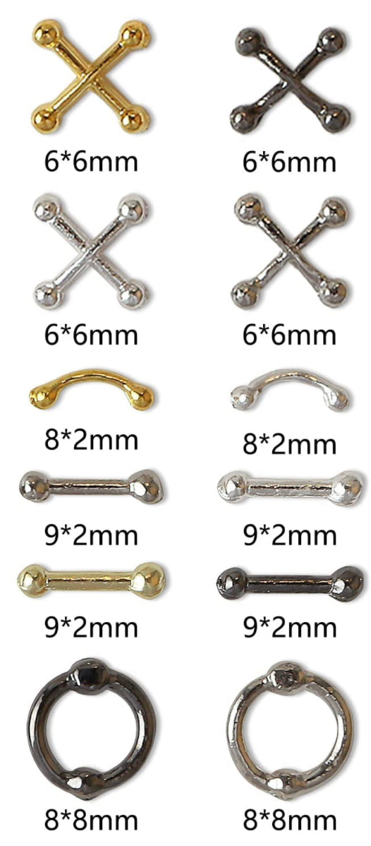 Amuletos BDSM 15 piezas