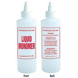 Empty 8oz Liquid Acetone Bottle - Kreativ Nail Supply