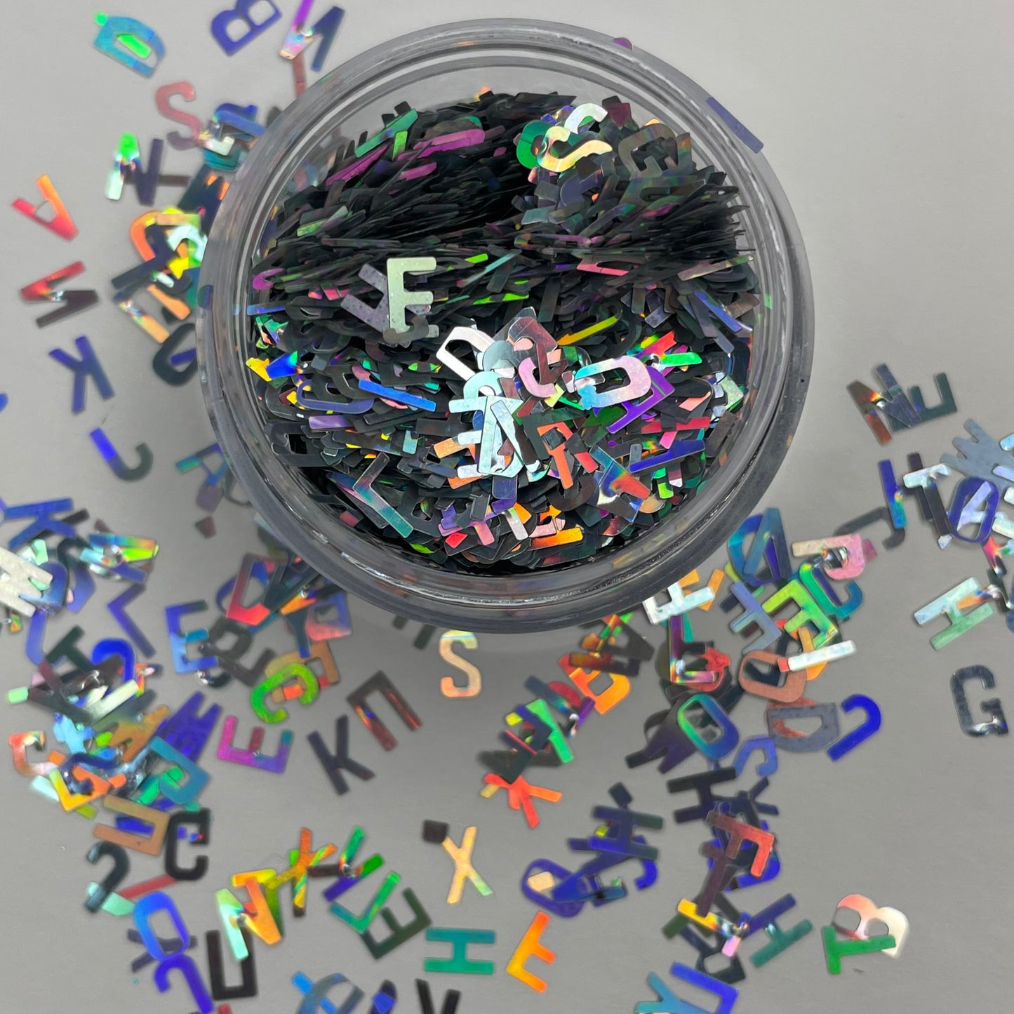 Silver Alphabet G001 - Kreativ Nail Supply