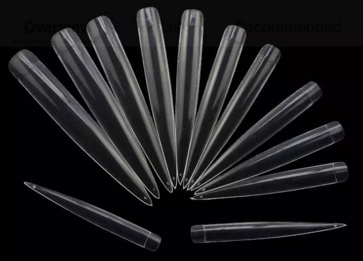 Extendo Stiletto Nail Tips - Kreativ Nail Supply