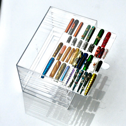 6-Layer Nail Display Case