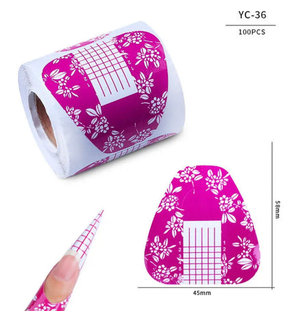 Nail Forms 100pcs BACK IN STOCK BY JUNE 21 - Kreativ Nail Supply