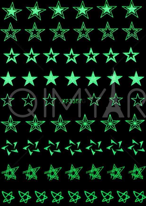 Glow Stars D048 - Kreativ Nail Supply