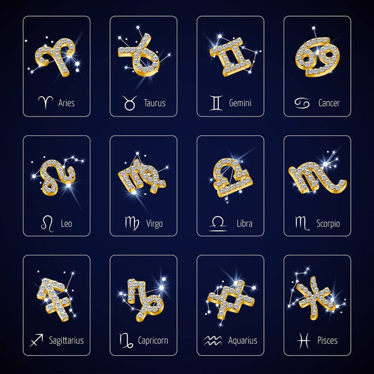 Símbolo del zodiaco 2 piezas