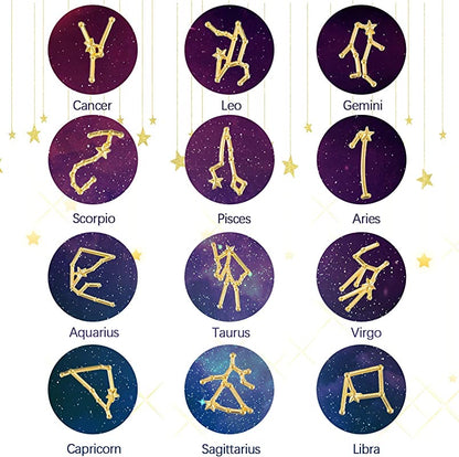 Zodiac Constellation Charms 2pcs