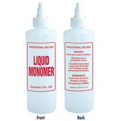 Empty 8oz Liquid Monomer Bottle - Kreativ Nail Supply