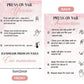 Press-On Nail Instructions 20 Sheets